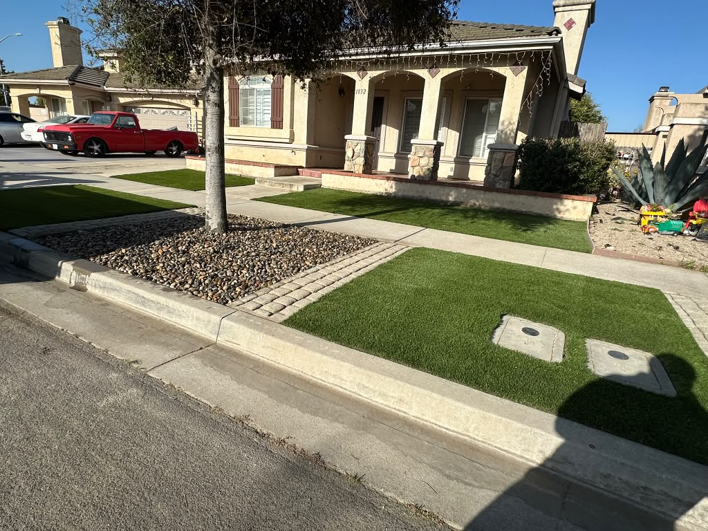 After landscaping