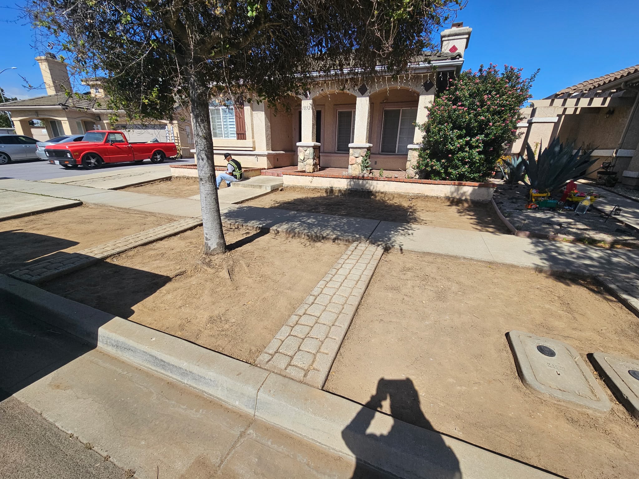 Before landscaping